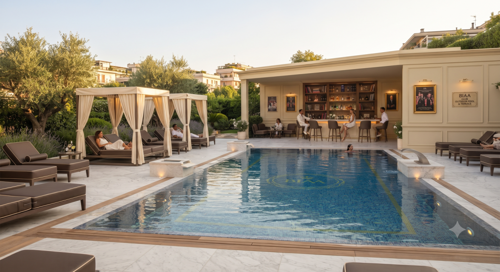 club swimming pool